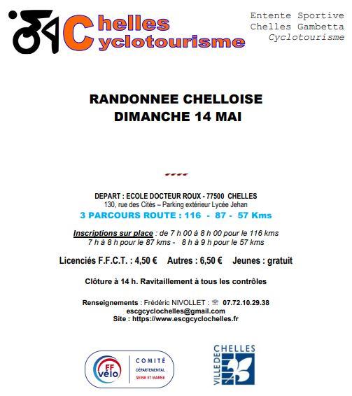 Randonnee chelloise 2024
